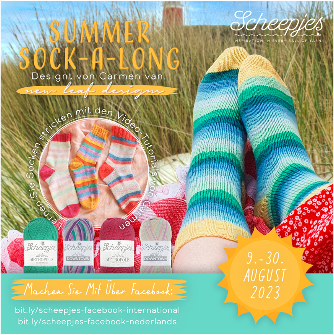 Sommer Sock-a-long von Scheepjes und Carmen